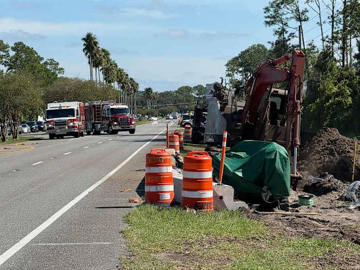 Traffic Alert: Section of A1A closed in Ponte Vedra Beach due to gas leak