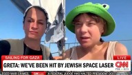 Greta Thunberg Reports Flotilla Struck By Jewish Space Laser