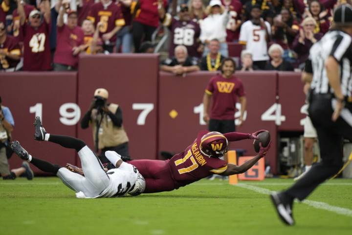 Commanders’ Jayden Daniels says he feels good and it’s up to the doctors to decide if he can play