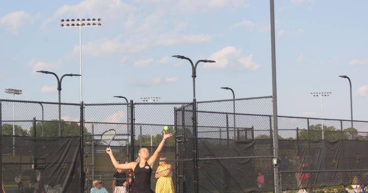 Greenwood girls tennis celebrates first win of the season