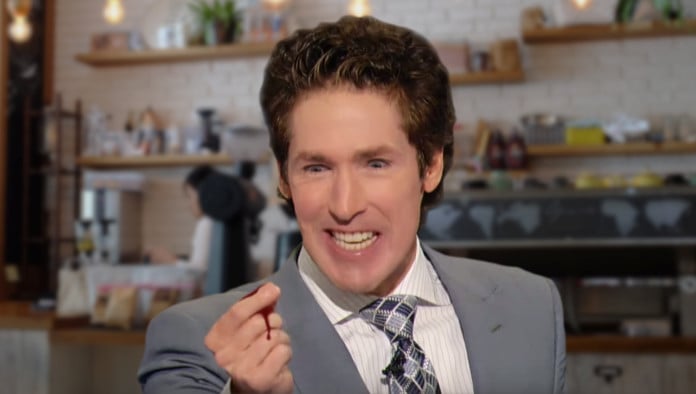 Joel Osteen Cuts Self While Attempting To Rightly Divide Word