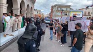 (Video) Suspenden Desfile de independencia en Encarnación de Díaz, Jalisco tras protestas...
