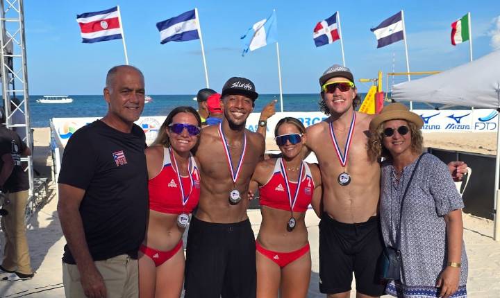 Puerto Rico consigue medallas de plata en ambas ramas del voleibol de playa en el clasificatorio de Norceca
