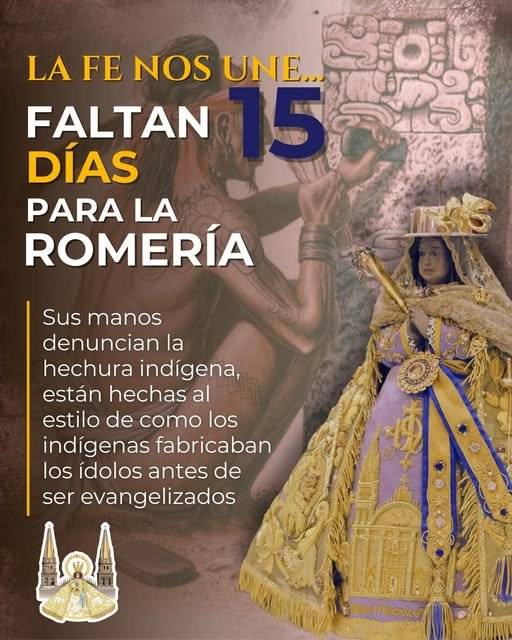 Faltan 15 días para la Romería de la Virgen de Zapopan