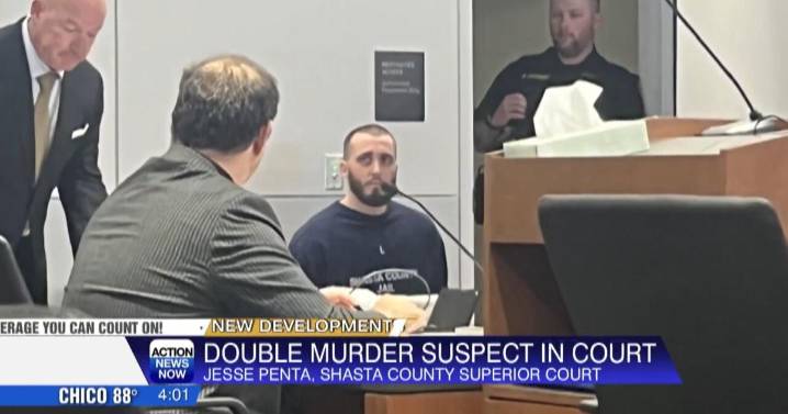 Redding man accused of killing his mom and brother arraigned on murder charges
