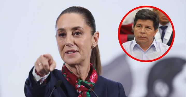 Presidenta de México responde a moción del Congreso peruano: "Mi respaldo a Castillo no es una agresión"