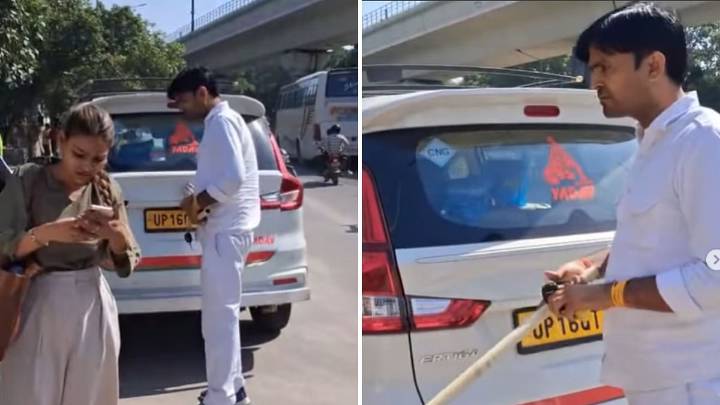 'Tere Jaisi 10 Rakhi Hai Mere Paas...': Noida Cab Driver Abuses, Attempts To Attack Women Passengers With Stick; Arrested