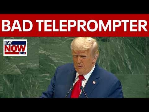 FULL: Trump address UN General Assembly amid "bad teleprompter"