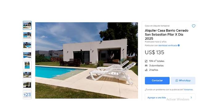 El alquiler de una casa en un country que derivó en denuncias cruzadas de usurpación y robo: “Me pidieron 50 mil dólares para irse”