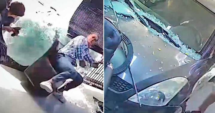 Conductor pierde el control de su vehículo y se estrella contra barbería en La Molina: cámaras graban el hecho