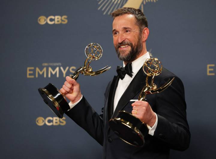 Noah Wyle and 'The Pitt' win best drama at the Emmys as 'The Studio' and Seth Rogen have record