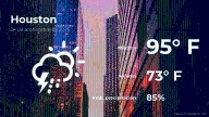 Houston: el tiempo para hoy miércoles 24 de septiembre