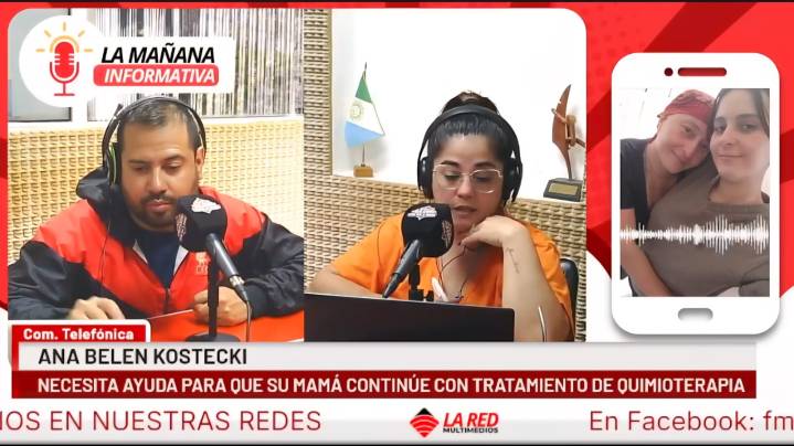 “Pedimos que el INSSSEP nos de respuesta al tratamiento contra el cáncer de mi mamá”, refirió Ana Belén Kostecki
