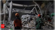 Indonesia: 65 students trapped as school building collapses; 1 dead