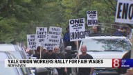 Yale workers rally for fair pay, better working conditions