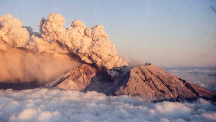 What U.S. weather service said about ash coming from…