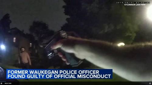 Former Waukegan Police Department Officer Dante Salinas convicted of misconduct, battery will now face charges in deadly shooting