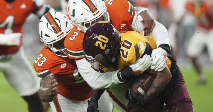 Akheem Mesidor's journey: Overlooked in Canada to a standout for No. 3 Miami heading into FSU clash