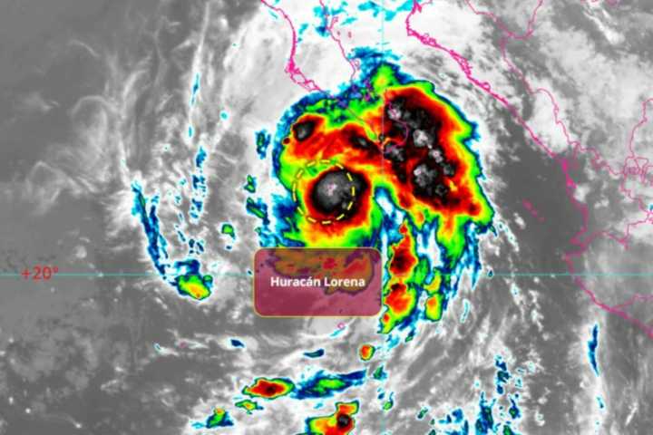 Huracán “Lorena” provocará lluvias intensas en el noroeste del país