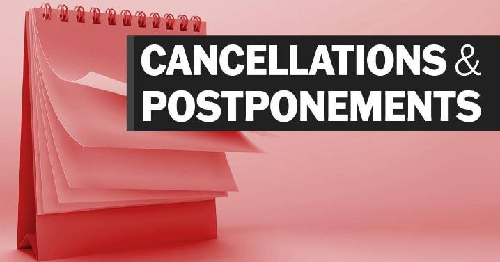 Monday Lunch Club canceled with thunderstorms in forecast