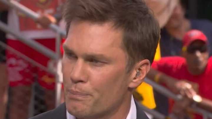 Michael Strahan and Terry Bradshaw react after Tom Brady's 'confusing' remarks on Fox NFL Sunday