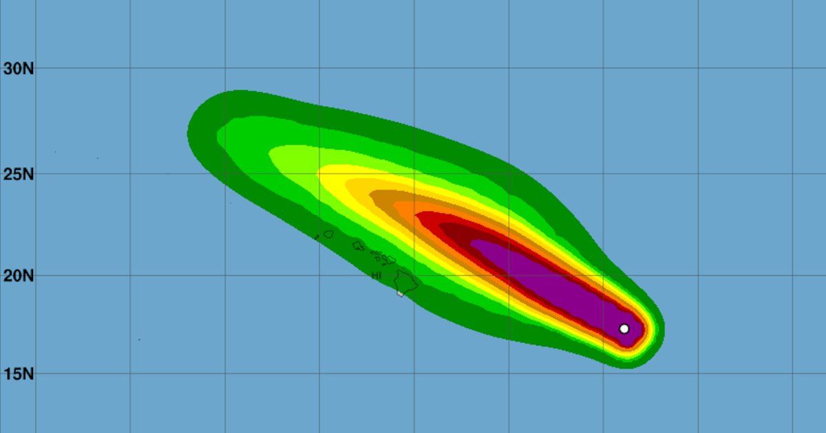 Hawái declara el estado de emergencia a medida que se acerca el huracán Kiko