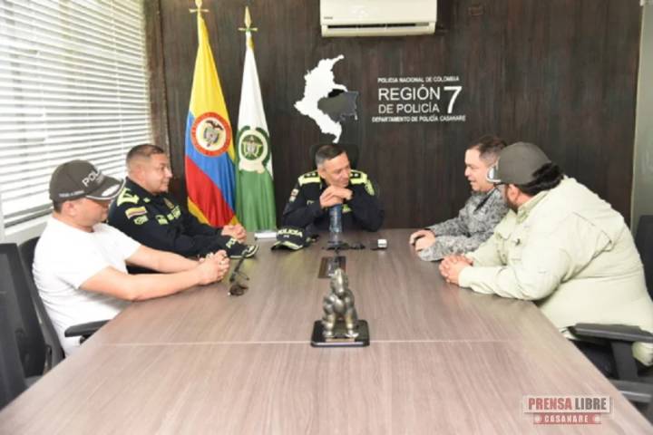 Director Logístico y Financiero de la Policía Nacional presentó en Casanare estrategia “Seguros, Cercanos y Presentes”