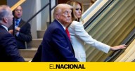 Enfado monumental de Trump: las escaleras de la ONU fallan mientras las sube y Melania casi se cae