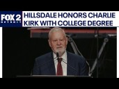 Hillsdale College announces honorary degree for Charlie Kirk