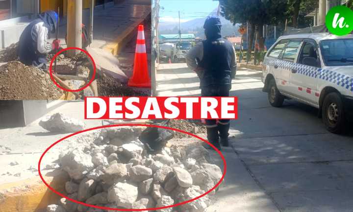 Huaraz padece invasión de postes