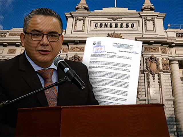 Presentan moción de censura contra ministro Juan Santiváñez: 36 congresistas firmaron documento