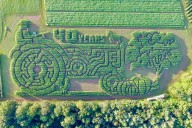 Photos: Treworgy orchard’s intricate corn mazes over the years