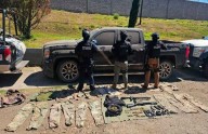 Decomisan armas, municiones, droga y equipo táctico en la sierra