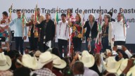 Jornada histórica en México: ministros electos de la SCJN reciben bastón de mando indígena