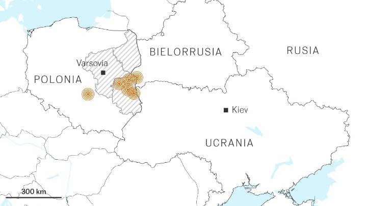 Mapa | Qué se sabe de los drones rusos derribados en Polonia