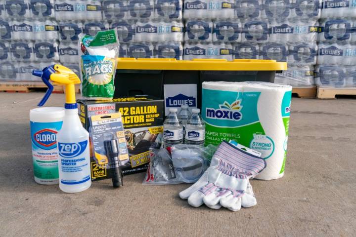 Cleaning supplies to be provided to wildfire victims during event at Lowe's