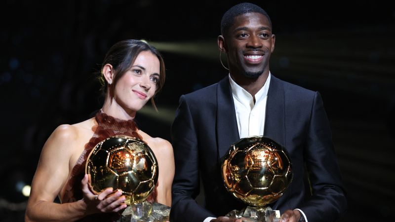 Ousmane Dembélé and Aitana Bonmatí win men’s and women’s Ballon d’Or awards