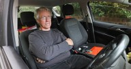 Man lives in a layby in a 14ft Vauxhall Meriva for weeks and has an office in front seat