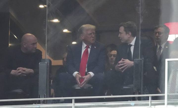 Trump, Musk reunite at Kirk memorial