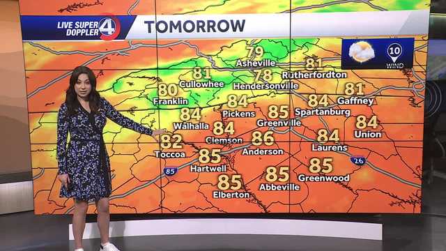 Warm and dry afternoon