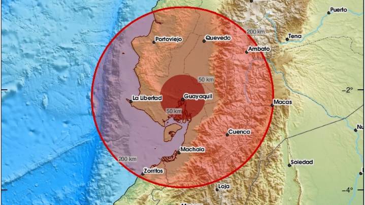 Sismo se registró frente a las costas de Ecuador este #5Sep