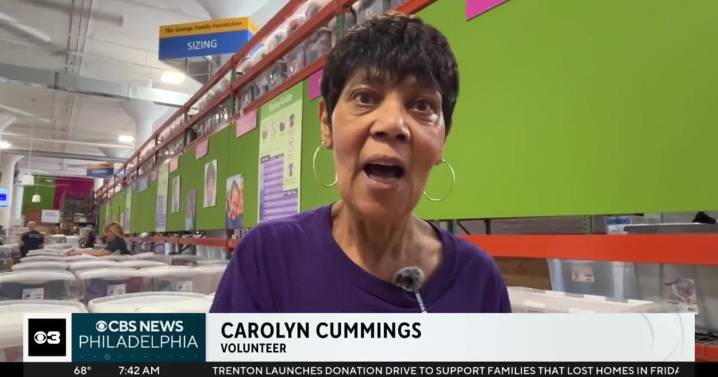Donated clothes become care packages for people in need at the Giving Factory. Take a look inside