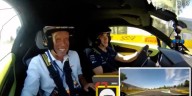El sufrimiento del periodista Juan Fossaroli al dar una vuelta en Monza con Colapinto: “Me asustas, vamos despacito”