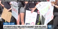 ‘Guns shouldn’t be in schools‘: Students at Mesa Ridge hold walkout protesting gun violence