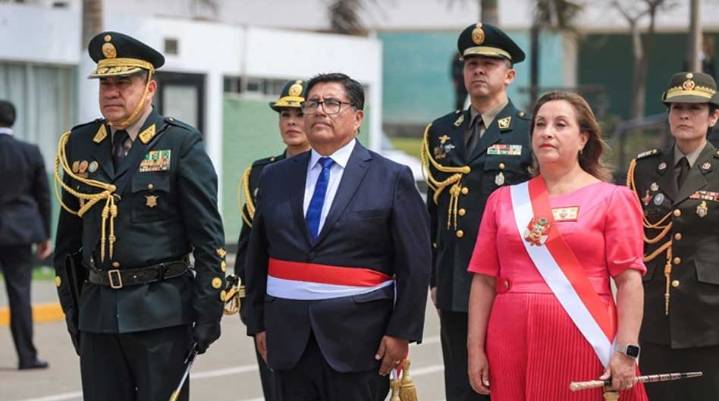 Presidenta Boluarte lideró reconocimiento del nuevo comandante general de la Policía Nacional