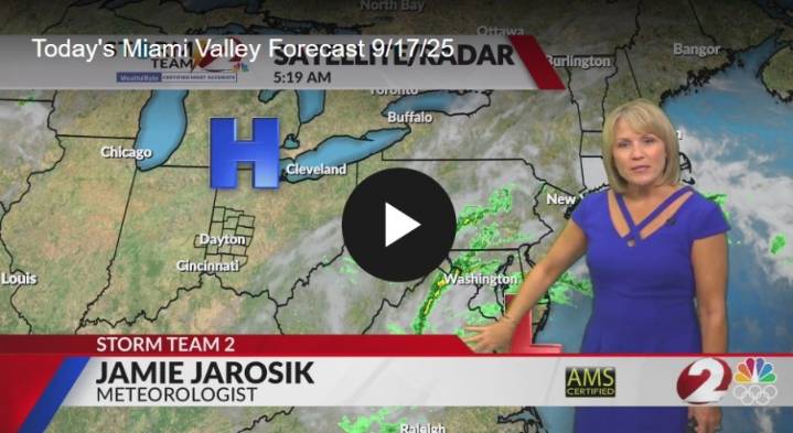 Very warm once again with very limited rain chances