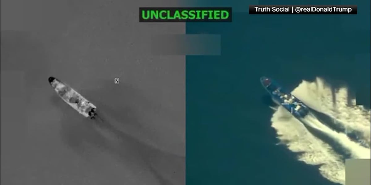 GRAPHIC: Trump says US carried out another strike targeting alleged drug