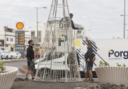 Arrecife acoge el alumbrado navideño