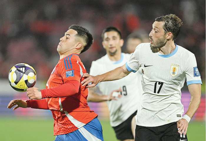 Uruguay y Chile, ´pálido´ empate