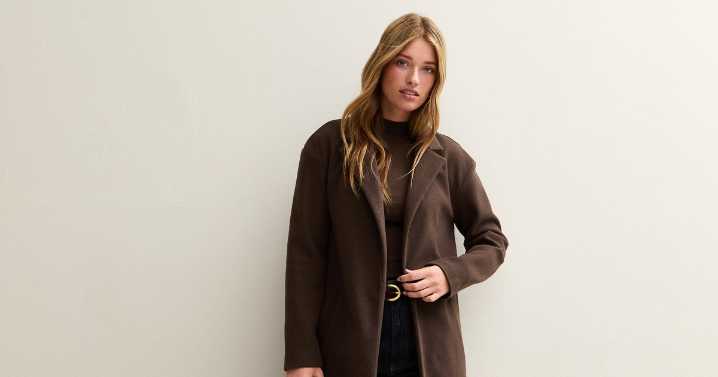 New Look shoppers say this £40 tailored coat 'fits lovely' and is 'great for layering'